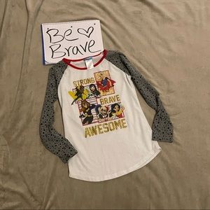 Dc superhero girls pajama shirt